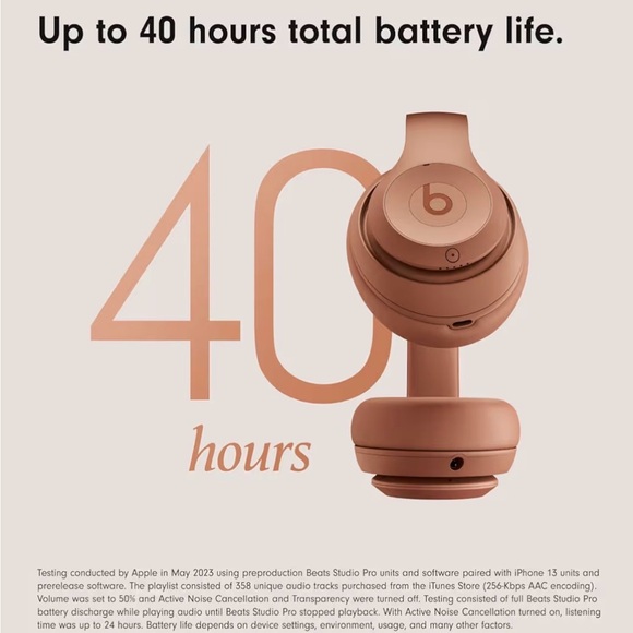 Beats Studio Pro x Kim Kardashian Wireless Noise Cancelling Headphones - Dune